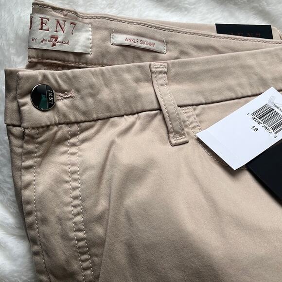 7 For All Mankind JEN 7 Womens Jean Ankle Skinny 18 Cappuccino brushed cotton - Picture 4 of 7